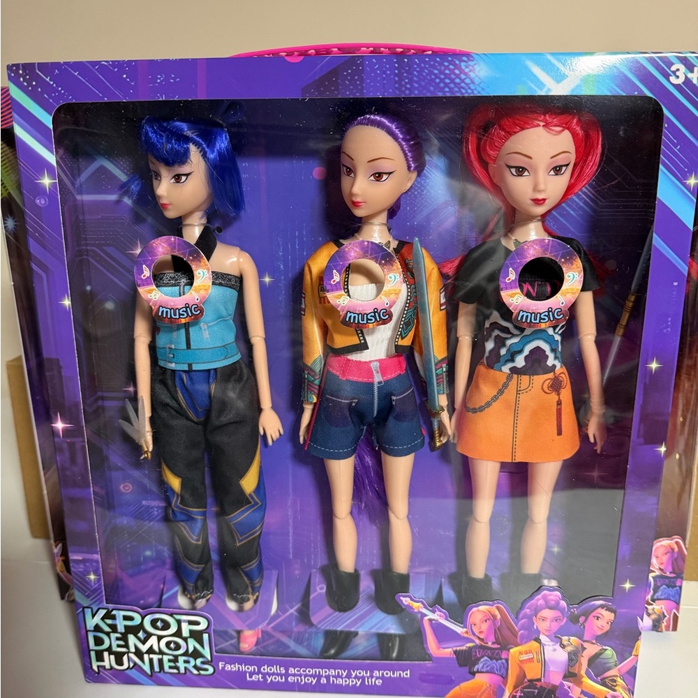 K-pop singing Doll 3 Pcs Set - Picture 1 of 1